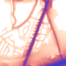 Daytime road noise heatmap for M20 5NW