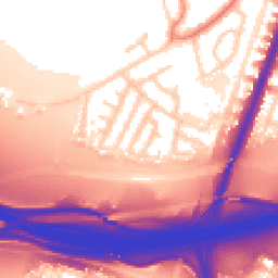 Daytime road noise heatmap for M20 5QE