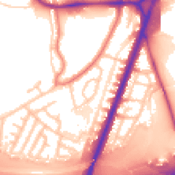 Daytime road noise heatmap for M20 5WH