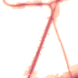 Night-time road noise heatmap for M20 5WL