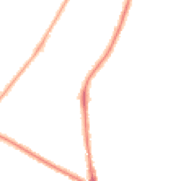 Night-time road noise heatmap for M20 6DR