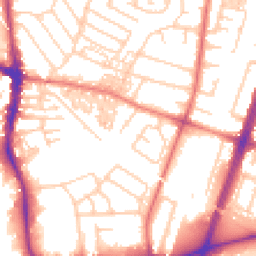 Daytime road noise heatmap for M20 6HR