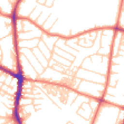 Daytime road noise heatmap for M20 6SY