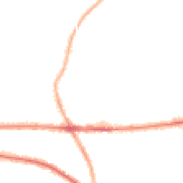 Night-time road noise heatmap for M21 0AZ