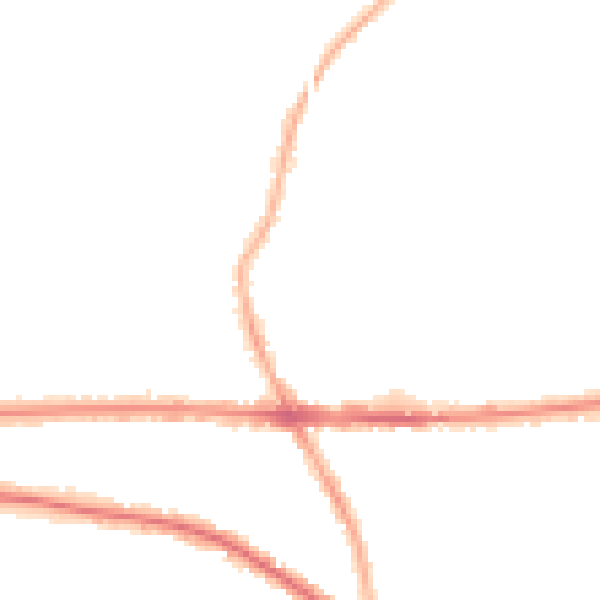 Night-time road noise heatmap for M21 0BW