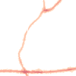 Night-time road noise heatmap for M21 0RF