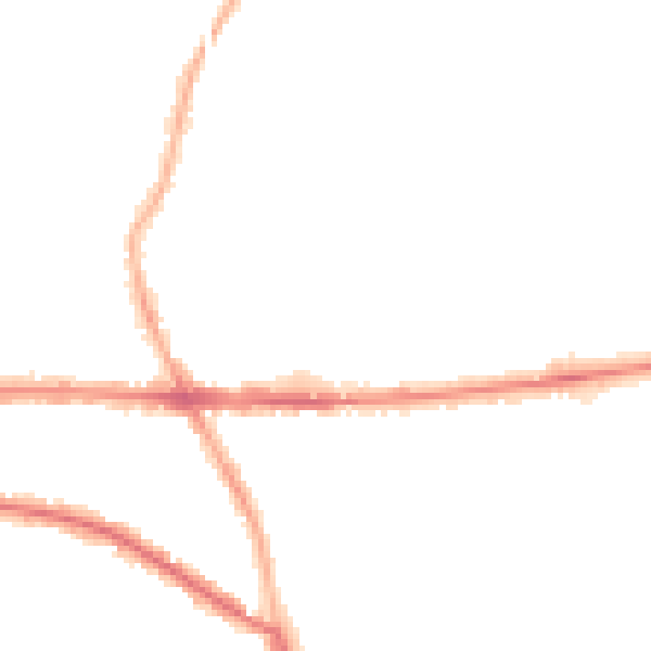 Night-time road noise heatmap for M21 0SB