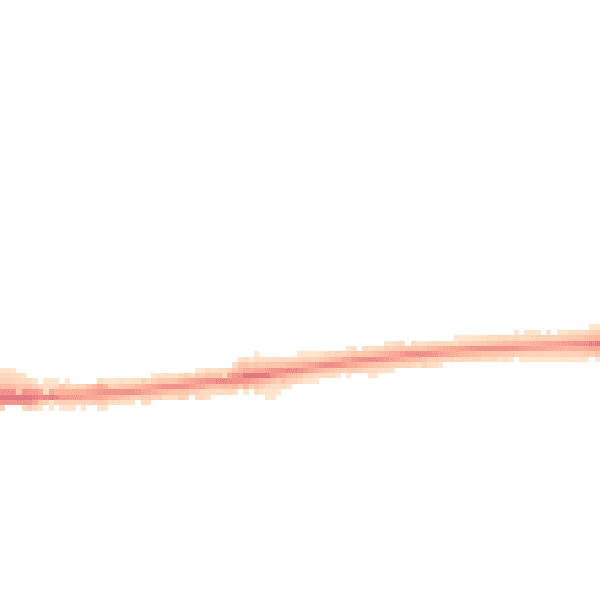 Night-time road noise heatmap for M21 0UP