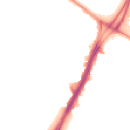 Night-time road noise heatmap for M21 7BE