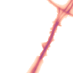 Night-time road noise heatmap for M21 7PJ