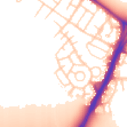 Daytime road noise heatmap for M21 7PR
