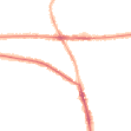 Night-time road noise heatmap for M21 8AP