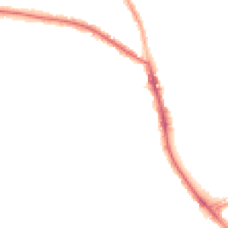 Night-time road noise heatmap for M21 8BG