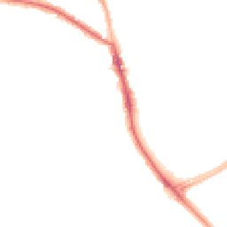 Night-time road noise heatmap for M21 8BZ