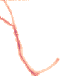 Night-time road noise heatmap for M21 8TX