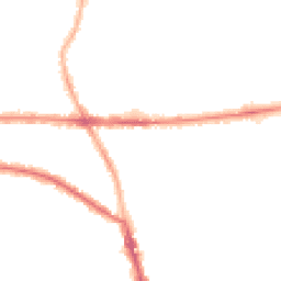 Night-time road noise heatmap for M21 8UP