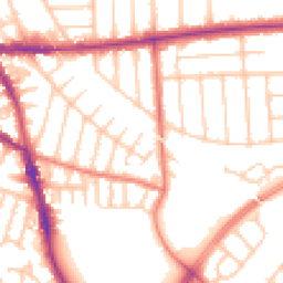 Daytime road noise heatmap for M21 8XU