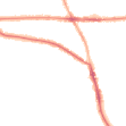 Night-time road noise heatmap for M21 9DW