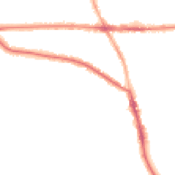 Night-time road noise heatmap for M21 9DX
