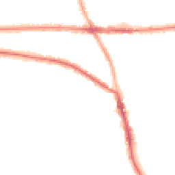 Night-time road noise heatmap for M21 9GS