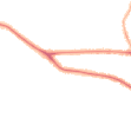 Night-time road noise heatmap for M21 9JJ