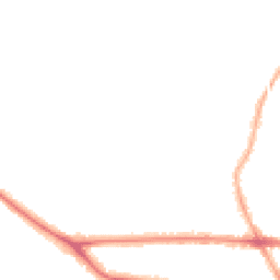 Night-time road noise heatmap for M21 9NP