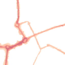 Night-time road noise heatmap for M24 1AS