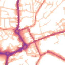 Daytime road noise heatmap for M24 1AT
