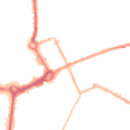 Night-time road noise heatmap for M24 1AU
