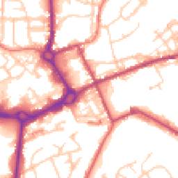 Daytime road noise heatmap for M24 1AX