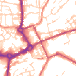 Daytime road noise heatmap for M24 1BF