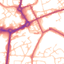 Daytime road noise heatmap for M24 1BG