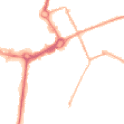 Night-time road noise heatmap for M24 1BN