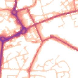 Daytime road noise heatmap for M24 1BP
