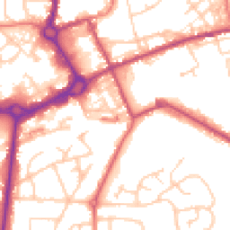 Daytime road noise heatmap for M24 1BQ