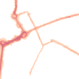 Night-time road noise heatmap for M24 1BT