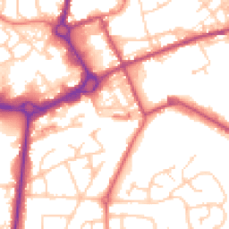 Daytime road noise heatmap for M24 1BU