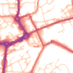 Daytime road noise heatmap for M24 1BY