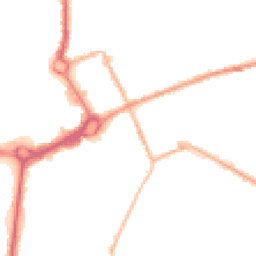 Night-time road noise heatmap for M24 1BY