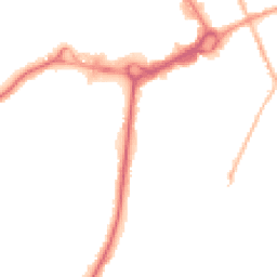 Night-time road noise heatmap for M24 1DA