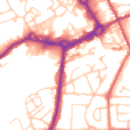 Daytime road noise heatmap for M24 1DE