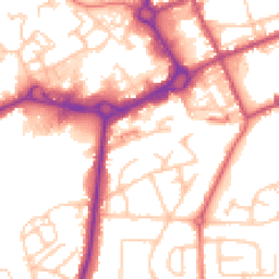 Daytime road noise heatmap for M24 1DF
