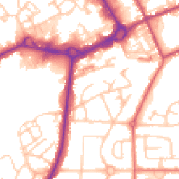 Daytime road noise heatmap for M24 1DJ