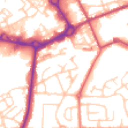 Daytime road noise heatmap for M24 1DP