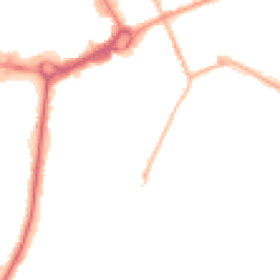 Night-time road noise heatmap for M24 1DR