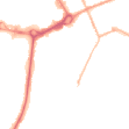Night-time road noise heatmap for M24 1DS