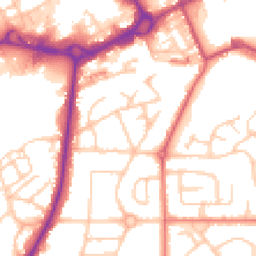 Daytime road noise heatmap for M24 1DT