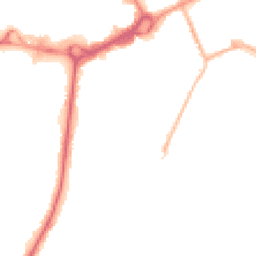 Night-time road noise heatmap for M24 1DT