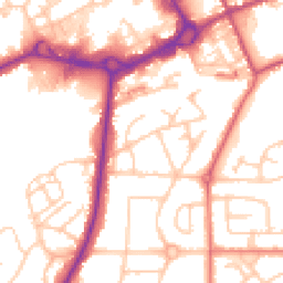 Daytime road noise heatmap for M24 1DU