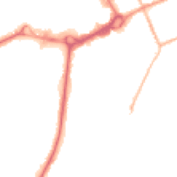 Night-time road noise heatmap for M24 1DU